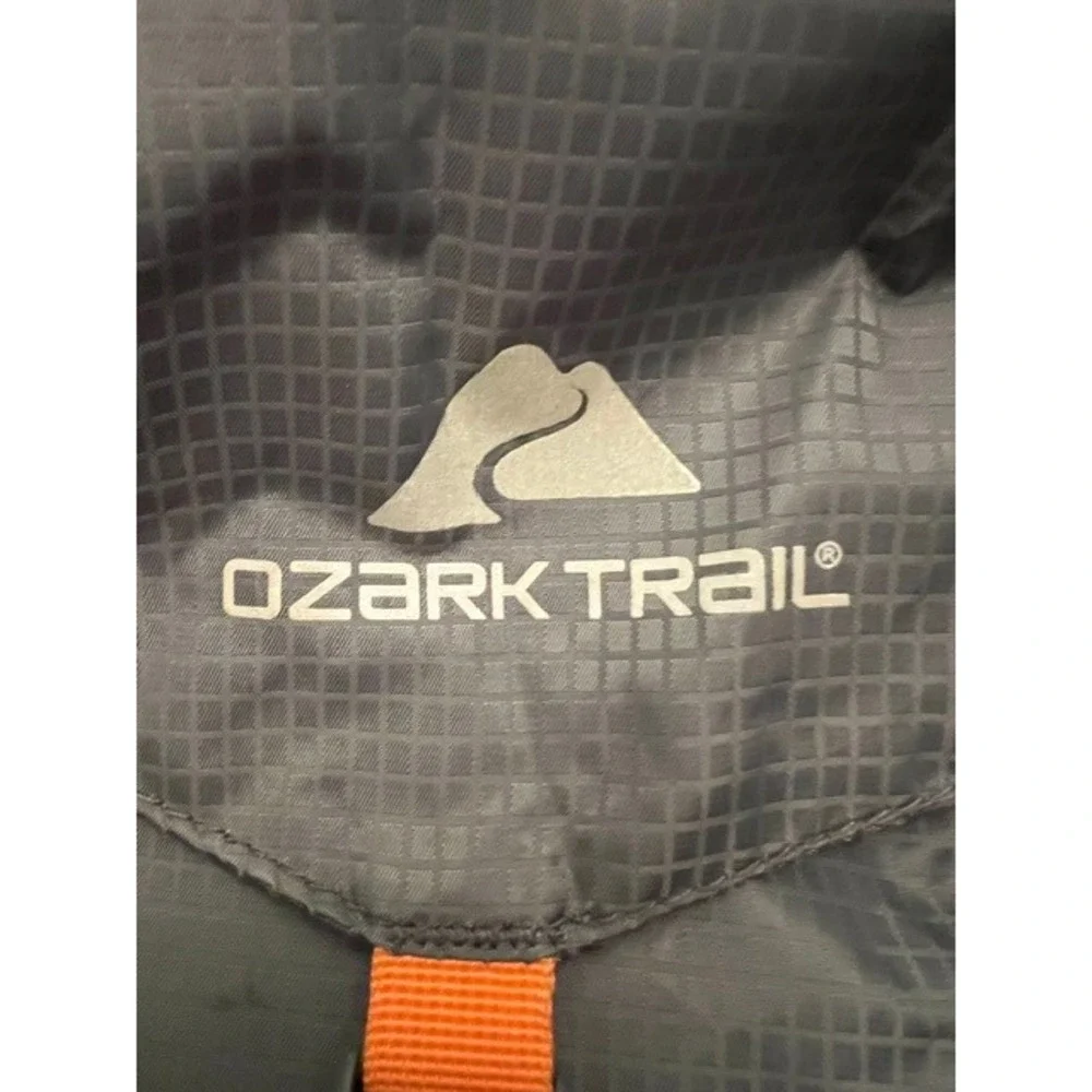 Ozark Trail Backpack Unisex One Size Grey Orange Good Ripstop Lightweight Hike